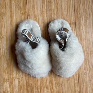 UGG Toddler Baby Fluff Yea Slide Slipper Shoe Size 5/6